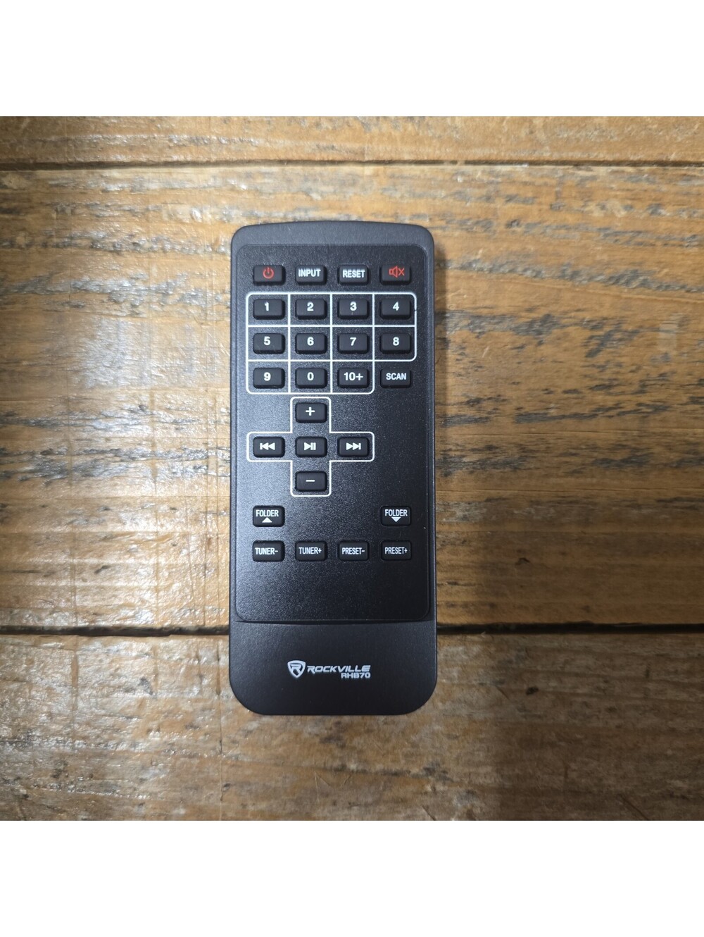 RHB70 Replace Remote Control for Rockville Compact Powered Speaker System RHB70